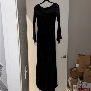 Alberto Makali Black Long Sleeve Dress